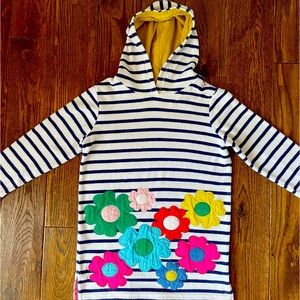 Boden Girls Pattern Towelling Beach Dress